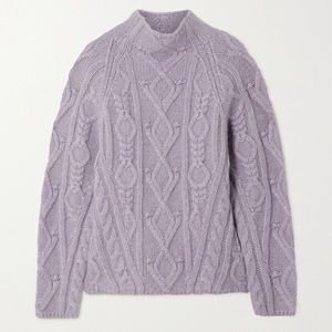 Vince Cable Knit Alpaca Blend sweater - Purple
